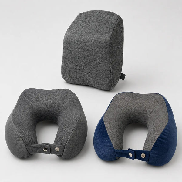Cosymor Travel Comfort Pillows Combo with neck pillow and travel cushions