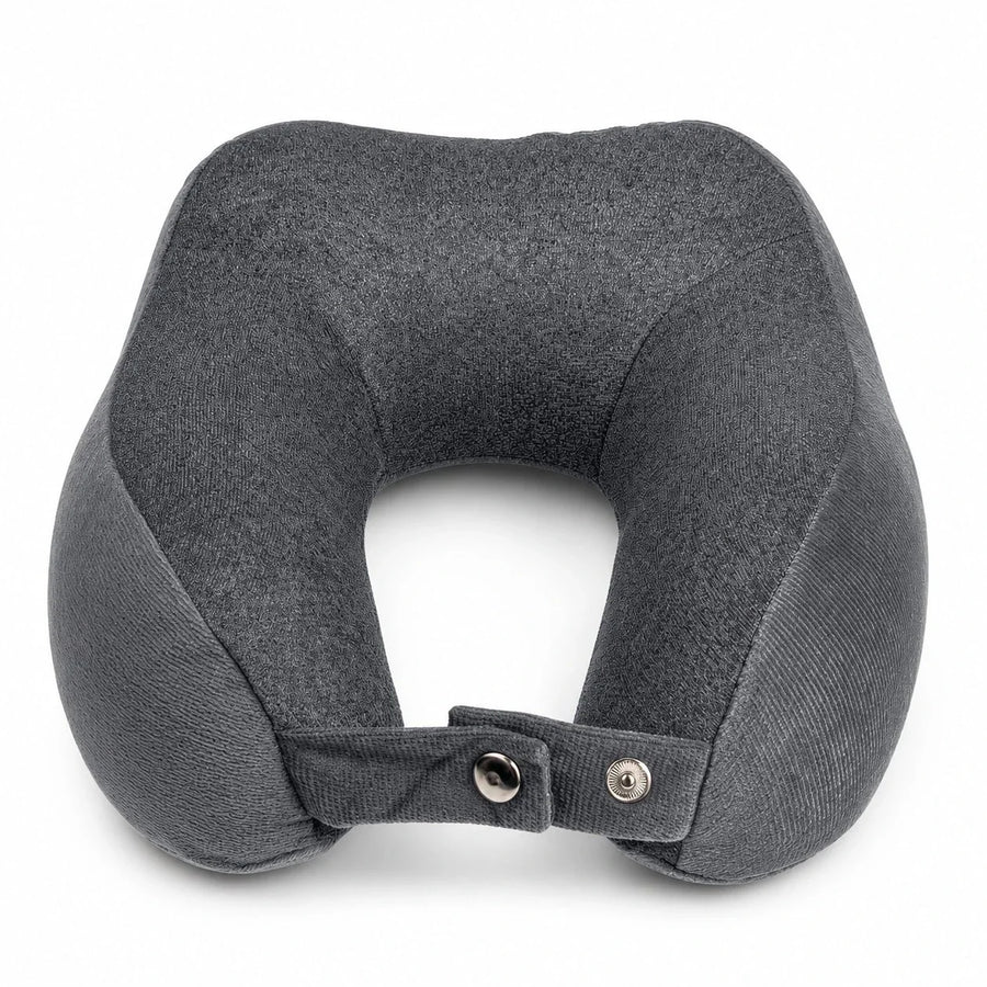Cosymor grey U-shape memory foam travel neck pillow main product view