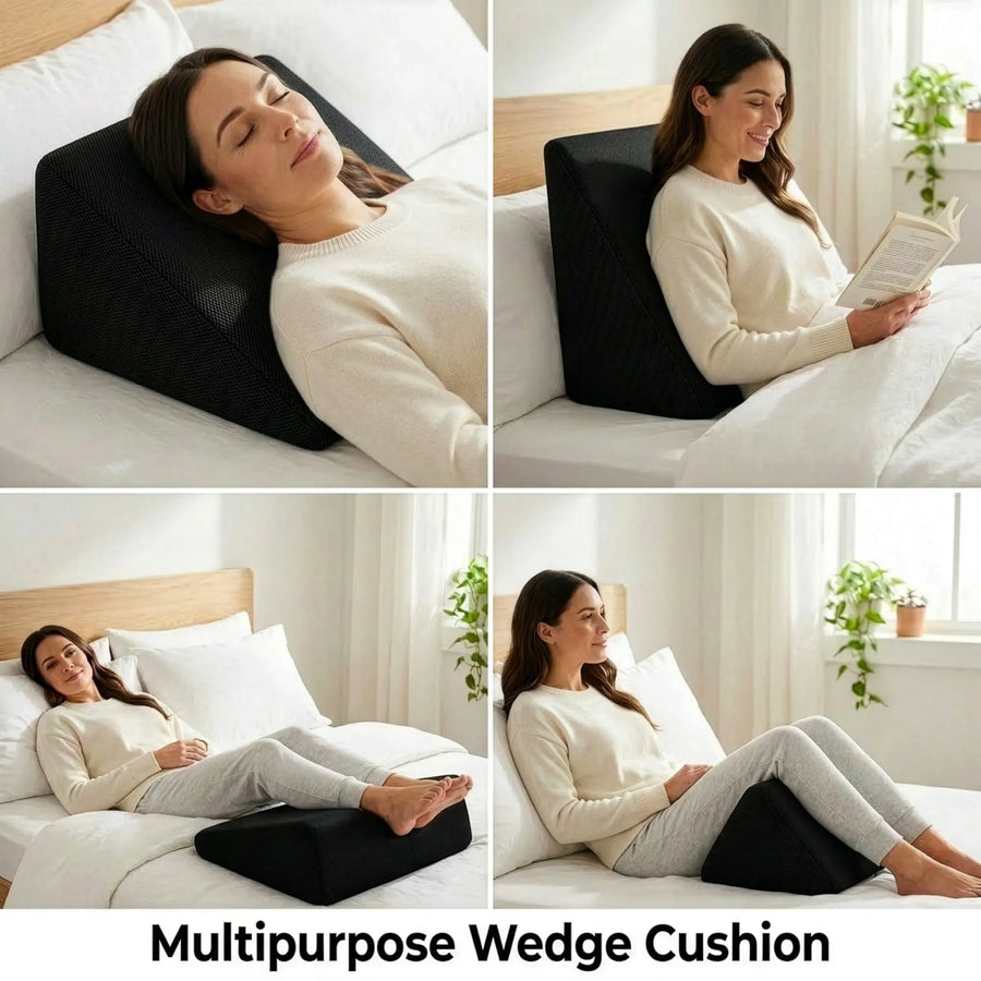 Cosymor wedge pillow breathable cover texture close-up