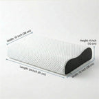 Cosymor contour pillow dual height design for back and side sleepers